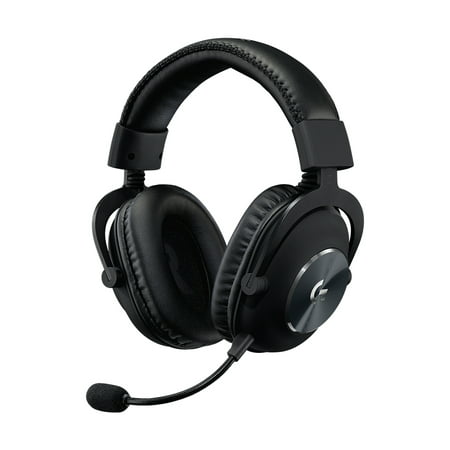 Logitech - G PRO X Wired 7.1 Surround Sound Over-the-Ear Gaming Headset for Windows - Black