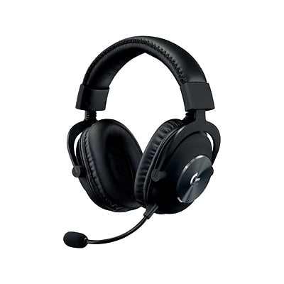 Logitech - G PRO X Wired 7.1 Surround Sound Over-the-Ear Gaming Headset for Windows - Black