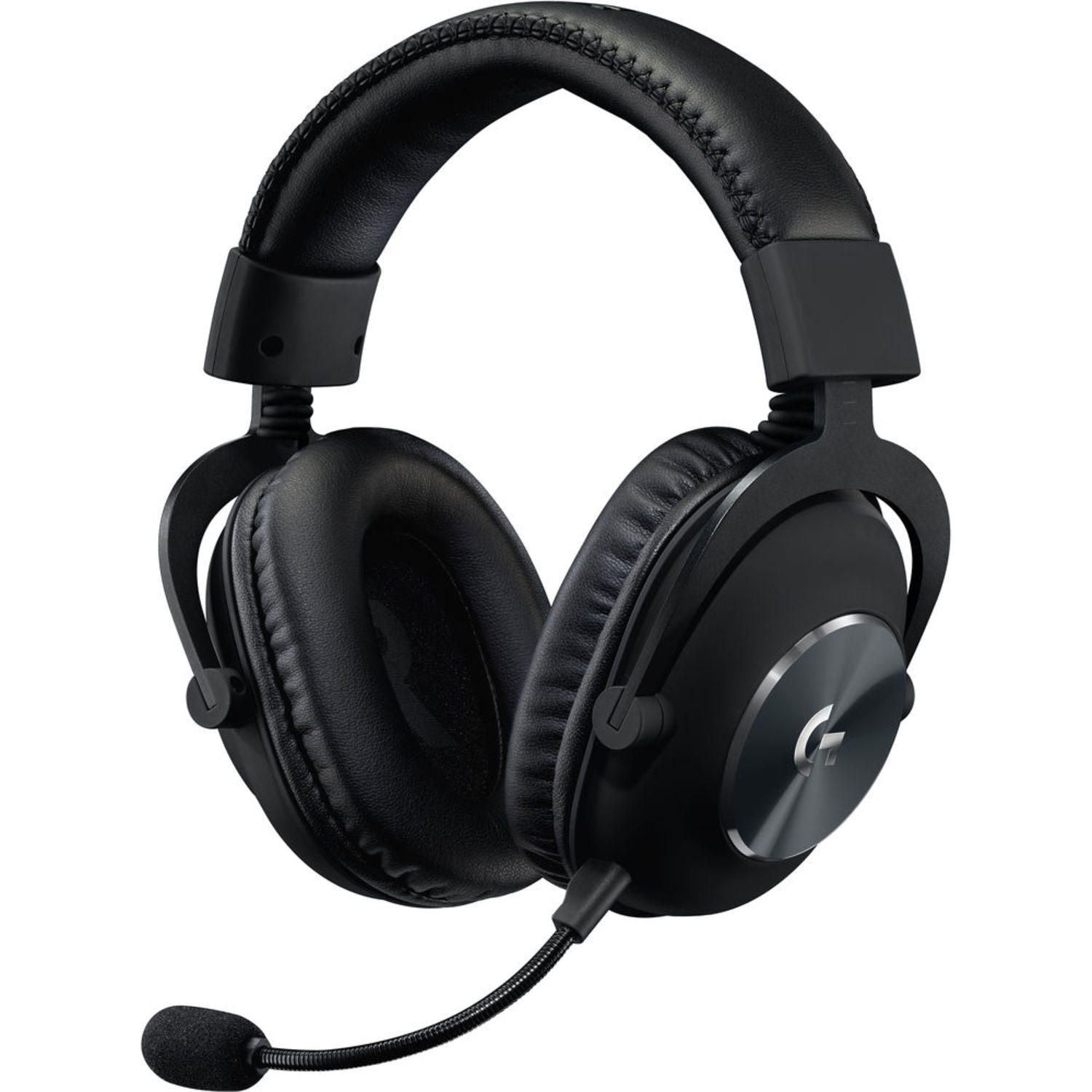 Logitech - G PRO X Wired 7.1 Surround Sound Over-the-Ear Gaming Headset for Windows - Black