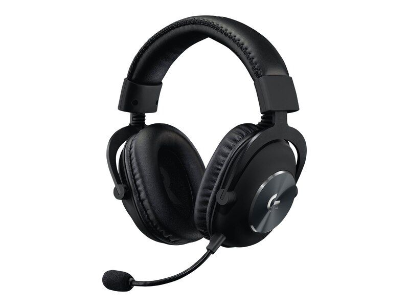 Logitech - G PRO X Wired 7.1 Surround Sound Over-the-Ear Gaming Headset for Windows - Black